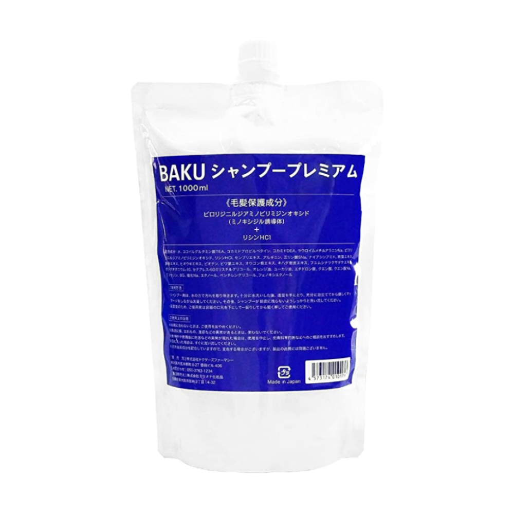 BAKU Shampoo Premium Refill Pack 1000 ml